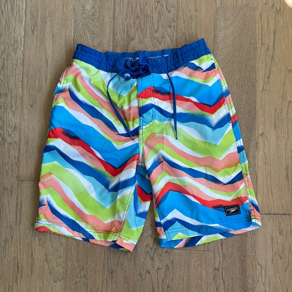 Speedo Men’s Bondi 9’’ Comfort Stretch Lined Board Shorts Size Small - Picture 1 of 6